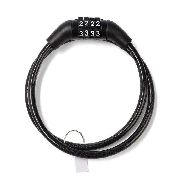 Замок навесной велосипедный Dream Bike, кодовый, 6х650 мм Замок навесной велосипедный Dream Bike, кодовый, 6х650 мм