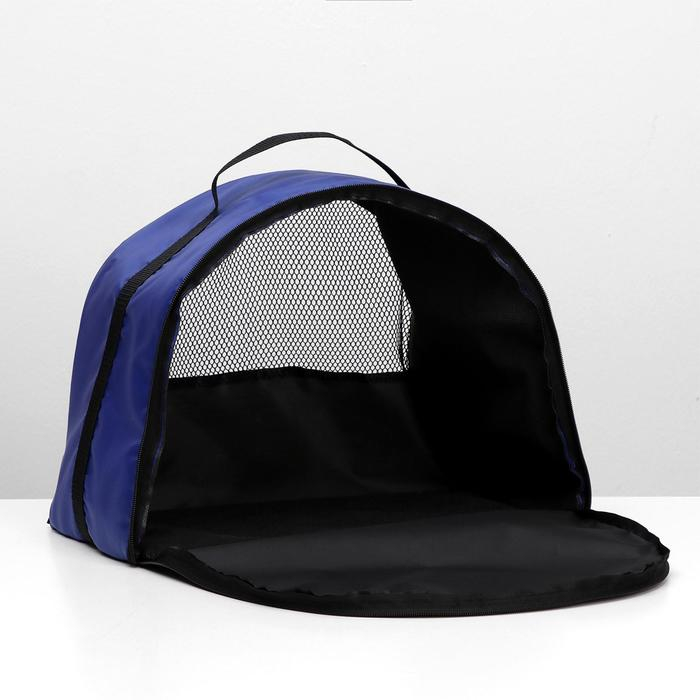 Сумка - переноска для животных, оксфорд, 42 х 22 х 29 см, синяя Сумка - переноска для животных, оксфорд, 42 х 22 х 29 см, синяя