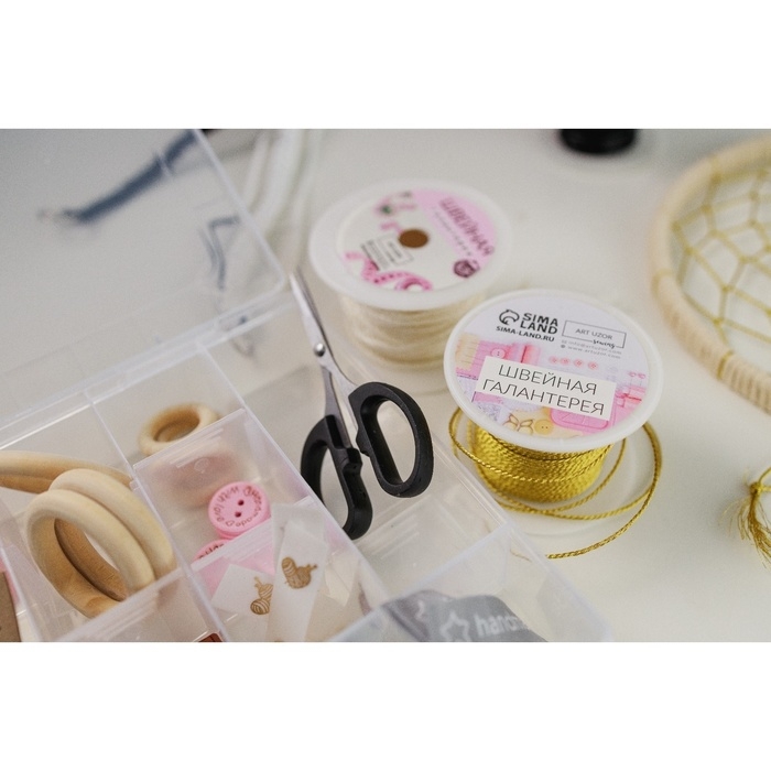 Нить для плетения, d = 1 мм, 25 &plusmn; 1 м, цвет золотой