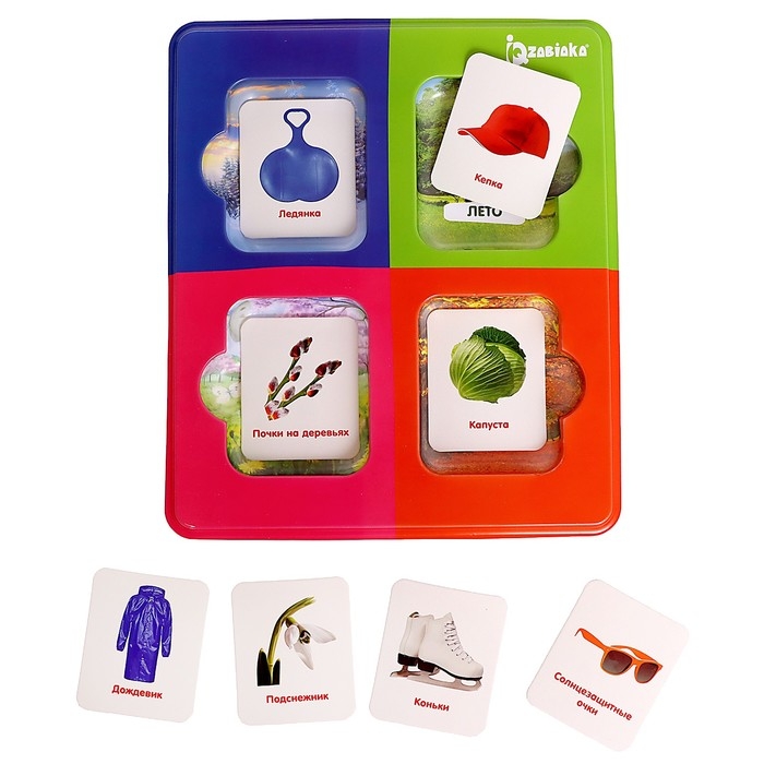 Сортер &laquo;Изучаем времена года&raquo; с карточками Домана