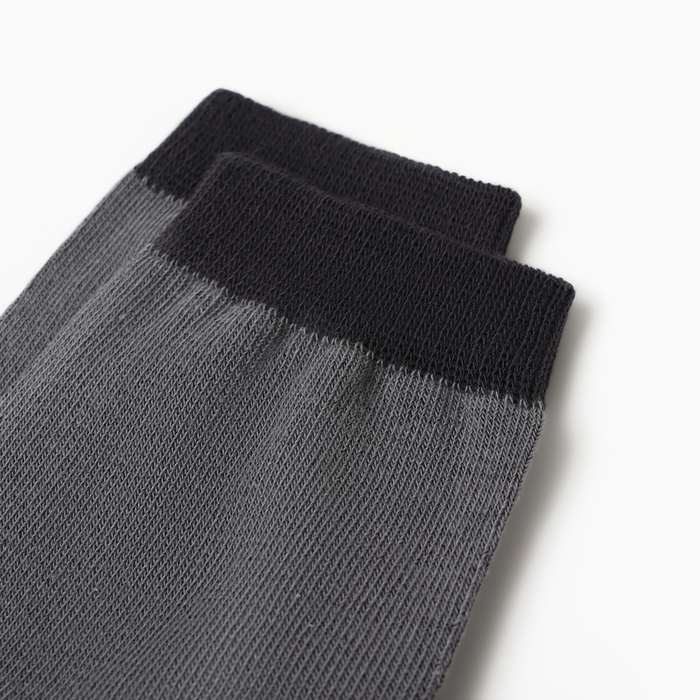 Носки детские, цвет серый, размер 20