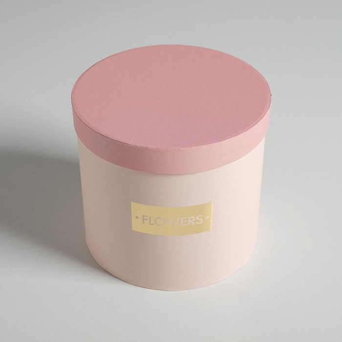 Набор шляпных коробок для цветов 4 в 1, упаковка подарочная, &laquo;Нежные тона&raquo;, 14 х 13 см - 20 х 17,5 см