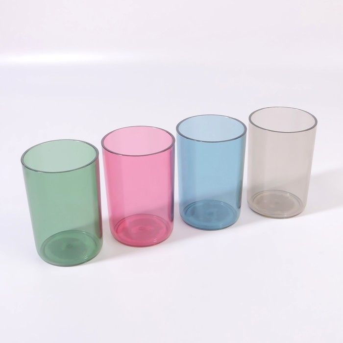 Органайзер - подставка для хранения маникюрных/косметических принадлежностей &laquo;Яркость&raquo;, круглая, d = 6,5 &times; 9,5 см, цвет МИКС