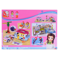 Конструктор &laquo;Розовая Мечта: автомобиль с фургоном&raquo;, 272 детали