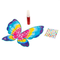 Кукла-модель с крыльями «Радужная фея», гель с блёстками и стразы в наборе Кукла-модель с крыльями «Радужная фея», гель с блёстками и стразы в наборе