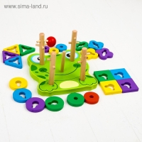 Пирамидка логическая &laquo;Лягушка&raquo;