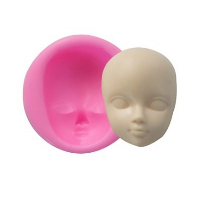 Форма силиконовая универсальная «Лицо», цвет прозрачный, размер изделия 2,5 × 3,5 см Форма силиконовая универсальная «Лицо», цвет прозрачный, размер изделия 2,5 × 3,5 см