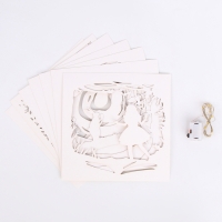 Набор для творчества «Создай ночник. Страна чудес», с рамкой, сборный, многослойный, 6+ Набор для творчества «Создай ночник. Страна чудес», с рамкой, сборный, многослойный, 6+