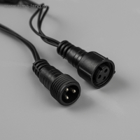 Гирлянда &laquo;Бахрома&raquo; 3 &times; 0.6 м, IP44, УМС, тёмная нить, 160 SMD-LED, свечение синее, 220 В