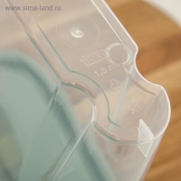 Ёмкость для сыпучих продуктов, 1.5 л, цвет фисташковый Ёмкость для сыпучих продуктов, 1.5 л, цвет фисташковый