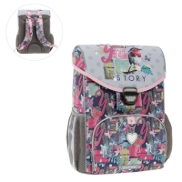 Ранец школьный на замке, 37 х 25 х 14 см, Erich Krause ErgoLine 15L, Bird Story 52588 Ранец школьный на замке, 37 х 25 х 14 см, Erich Krause ErgoLine 15L, Bird Story 52588