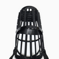 Намордник пластиковый № 5, ОМ 30 см, ДН 11 см, ОШ 43-61 см, вес питомца 20 кг