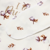 Боди-кимоно детское с длинным рукавом, цвет белый, рост 56 Боди-кимоно детское с длинным рукавом, цвет белый, рост 56