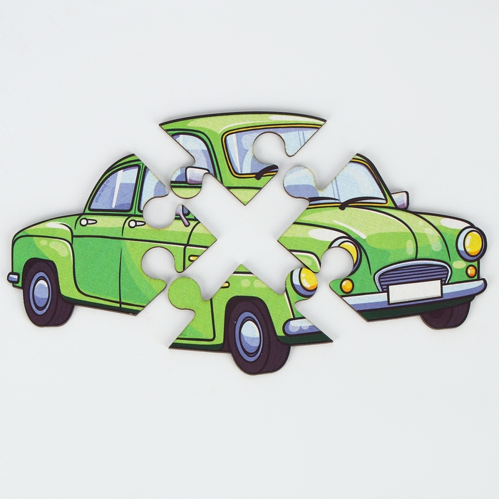 Пазлы деревянные развивающие для малышей &laquo;Машинки&raquo;