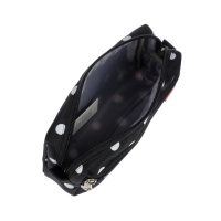 Пенал мягкий, 2 отделения, объёмный, 100 х 210 х 50 мм, Erich Krause, Dots in Black 52286 Пенал мягкий, 2 отделения, объёмный, 100 х 210 х 50 мм, Erich Krause, Dots in Black 52286