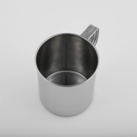 Кружка из нержавеющей стали Доляна &laquo;Индия&raquo;, 650 мл, d=9,8 см