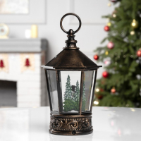 Светодиодная фигура &laquo;Снеговик&raquo; 14 &times; 22 &times; 14 см, пластик, батарейки ААх3 (не в комплекте), свечение тёплое белое