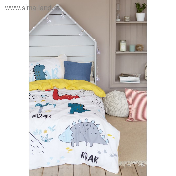 Постельное бельё &laquo;Этель&raquo; 1.5 сп Dinoparty 143х215 см, 150х214 см, 50х70 см -1 шт,100% хлопок, бязь