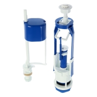 Арматура для смывных бачков "РБМ" АС-17.3, "Стоп-Слив", с нижней подводкой, кнопка белая Арматура для смывных бачков "РБМ" АС-17.3, "Стоп-Слив", с нижней подводкой, кнопка белая