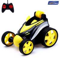 Перевёртыш радиоуправляемый &laquo;Циклон&raquo;, работает от батареек, цвет жёлтый