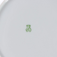 Тарелка фарфоровая &laquo;Лев&raquo;, d=24 см, белая