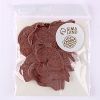 Набор топперов «Бабочки», с узорами, набор — 12 шт., цвет розовое золото Набор топперов «Бабочки», с узорами, набор — 12 шт., цвет розовое золото