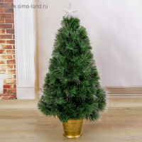 Ёлка фиброоптическая "Пучок радужный" 90 см d нижнего яруса 47 см 80 веток Ёлка фиброоптическая "Пучок радужный" 90 см d нижнего яруса 47 см 80 веток