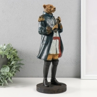 Сувенир полистоун "Гепард в синем камзоле" 12,5х11,5х31 см Сувенир полистоун "Гепард в синем камзоле" 12,5х11,5х31 см