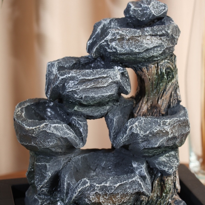 Фонтан Фонтан "Скальные кадки" 26х23 см (с подсветкой, без шарика)