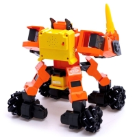 Робот радиоуправляемый &laquo;Дрифтер&raquo;, световые и звуковые эффекты, работает от батареек, цвет оранжевый