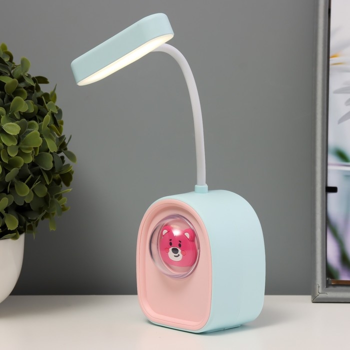 Ночник Ночник "Кидс" LED 3Вт USB АКБ бело-голубой 7,5х5,3х20,5 см