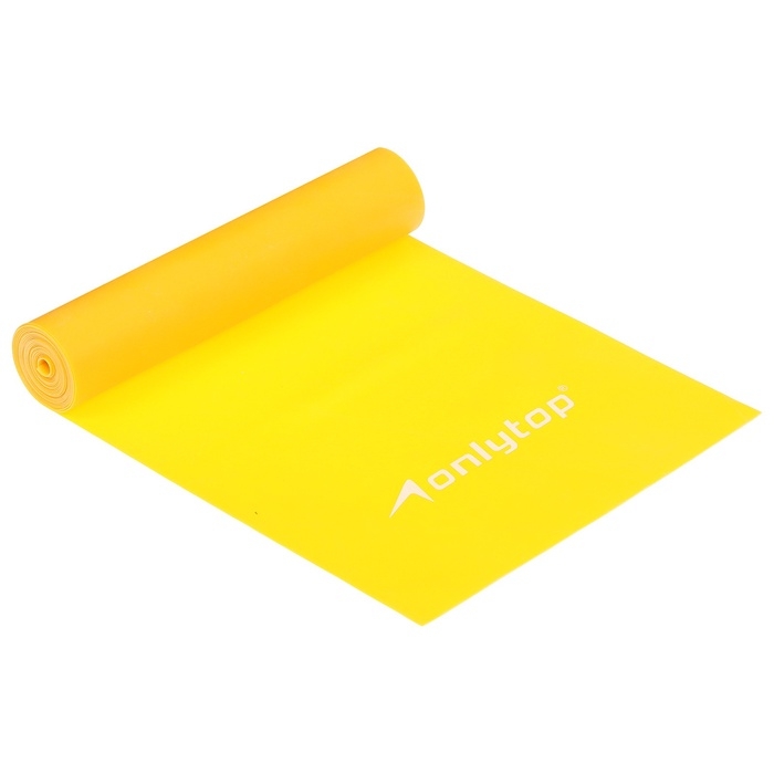 Эспандер ленточный для фитнеса ONLYTOP, 150х15х0,05 см, 20 кг, цвета МИКС Эспандер ленточный для фитнеса ONLYTOP, 150х15х0,05 см, 20 кг, цвета МИКС