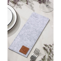 Конверт для столовых приборов Доляна «Грэй», 25×10 см, толщина 2 мм, цвет светло-серый Конверт для столовых приборов Доляна «Грэй», 25×10 см, толщина 2 мм, цвет светло-серый