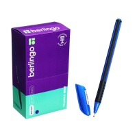 Ручка шариковая Berlingo "Triangle Twin", 0,7 мм, игольчатый стержень, синяя 309748 Ручка шариковая Berlingo "Triangle Twin", 0,7 мм, игольчатый стержень, синяя 309748