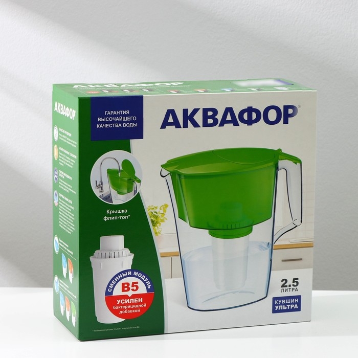 Фильтр-кувшин «Аквафор-Ультра», 2,5 л, цвет голубой Фильтр-кувшин «Аквафор-Ультра», 2,5 л, цвет голубой