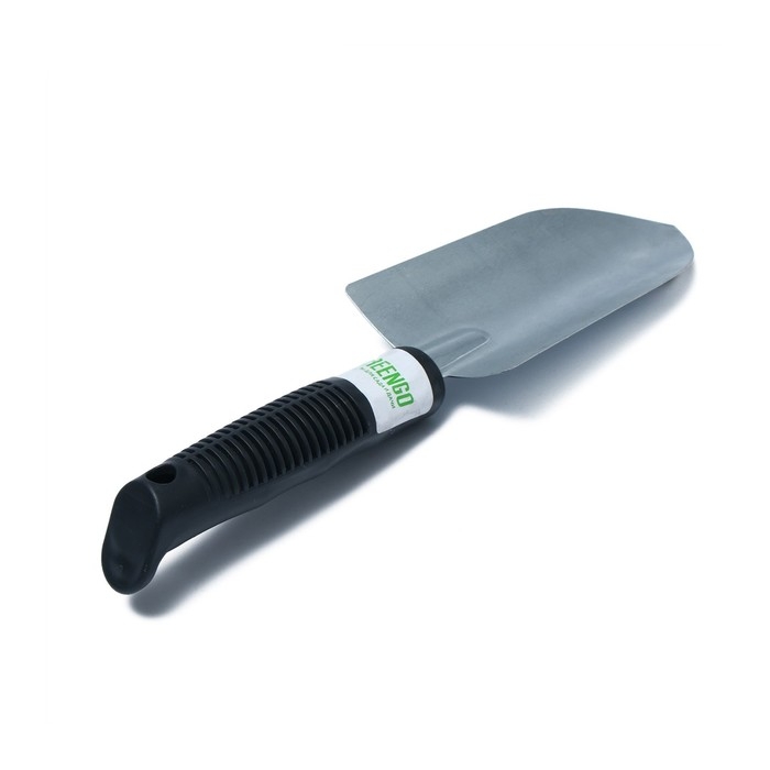 Совок посадочный, длина 32 см, толщина 0.8 мм, пластиковая ручка, МИКС