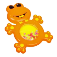 Набор погремушек &laquo;Лягушка и гусеничка - цепочка&raquo;, 2 шт., Крошка