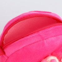 Сумка детская на молнии &laquo;Выбражулька&raquo;, цвет малиновый