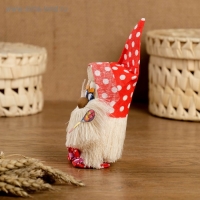 Оберег &laquo;Домовой с ложкой&raquo;, 12 см, микс