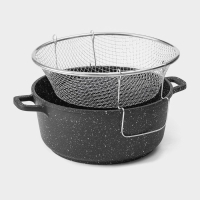 Фритюрница Доляна, d=24 см, цвет серебристый Фритюрница Доляна, d=24 см, цвет серебристый