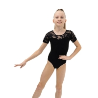 Купальник для гимнастики и танцев Grace Dance, р. 30, цвет чёрный