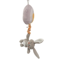 Подвеска музыкальная «Зайка Бонни», с пищалкой, на кроватку, коляску, Крошка Я Подвеска музыкальная «Зайка Бонни», с пищалкой, на кроватку, коляску, Крошка Я