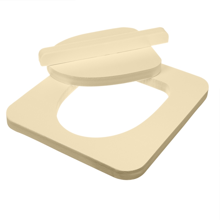 Сиденье для уличного туалета, 38 × 50 см, с крышкой, Эконом, пенополистирол Сиденье для уличного туалета, 38 × 50 см, с крышкой, Эконом, пенополистирол