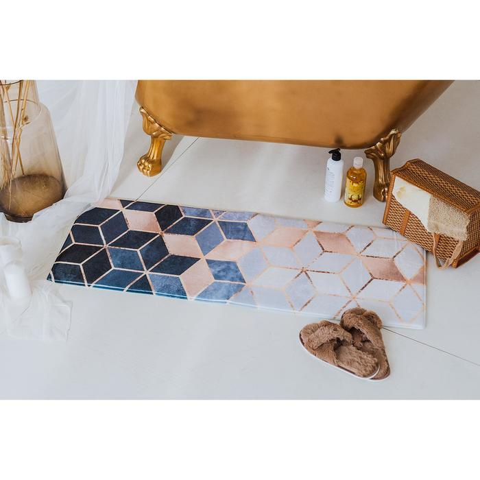 Коврик для ванной и туалета Доляна «Бурлеск», 45×120 см Коврик для ванной и туалета Доляна «Бурлеск», 45×120 см