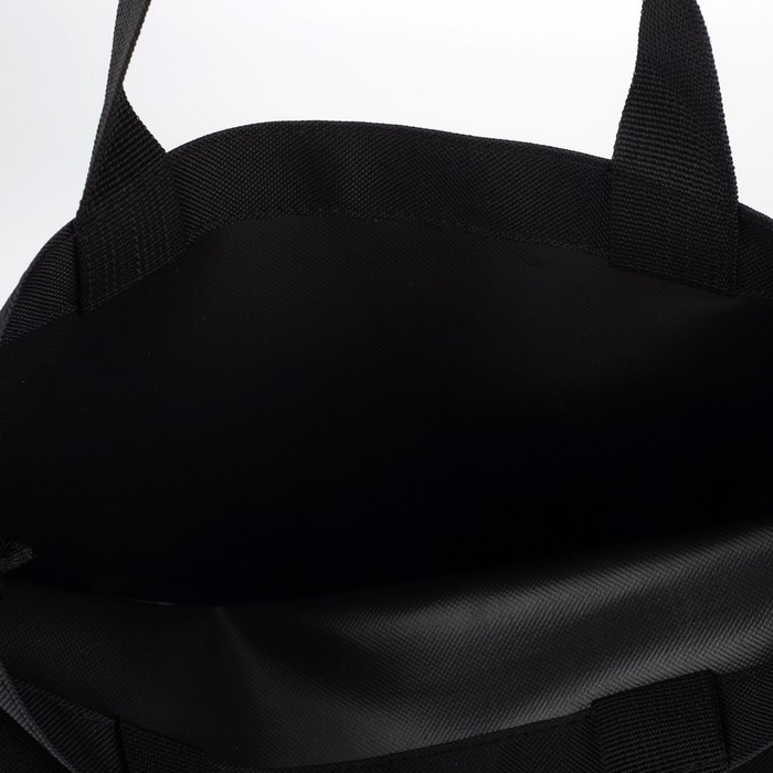 Шопер «Силуэт» блёстки, без молнии, без подклада, цвет чёрный Шопер «Силуэт» блёстки, без молнии, без подклада, цвет чёрный