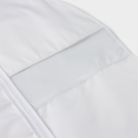 Чехол для одежды LaDо́m, ПВХ окно, плотный, 60×90 см, цвет белый Чехол для одежды LaDо́m, ПВХ окно, плотный, 60×90 см, цвет белый