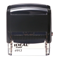Оснастка для штампа автоматическая Trodat IDEAL 4913, 58 x 22 мм, корпус чёрный Оснастка для штампа автоматическая Trodat IDEAL 4913, 58 x 22 мм, корпус чёрный