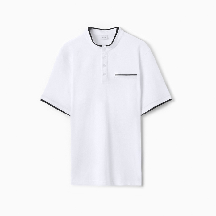 Футболка (поло) мужская MINAKU REGULAR FIT: цвет белый, р-р 50 Футболка (поло) мужская MINAKU REGULAR FIT: цвет белый, р-р 50