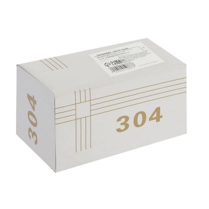 Кран двойной ZEIN engr, 1/2" х 1/2", однин вентиль, кран-букса керамика, нерж. сталь, сатин   104508