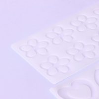 Набор форм для шоколада, 3 шт, 8 ячеек, силикон, 21×11×0,3 см, цвет прозрачный Набор форм для шоколада, 3 шт, 8 ячеек, силикон, 21×11×0,3 см, цвет прозрачный